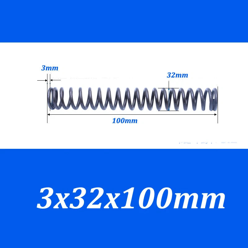 Compression Spring 30-40mm Diameter & 20-100mm Length Pressure Big 3mm Wire Dia