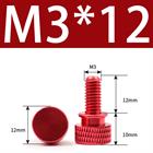 M3 M4 Anodized Aluminum Thumb Screws — Knurled Head Hand Bolts for PC Case, Fishing Rigs & DIY Projects