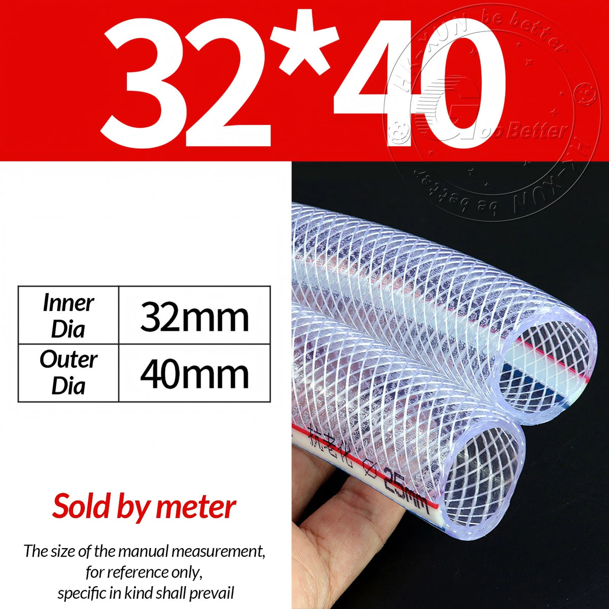 PVC Flexible Braided Tubing — Fish Pond, Hydroponics & Garden Water Hose