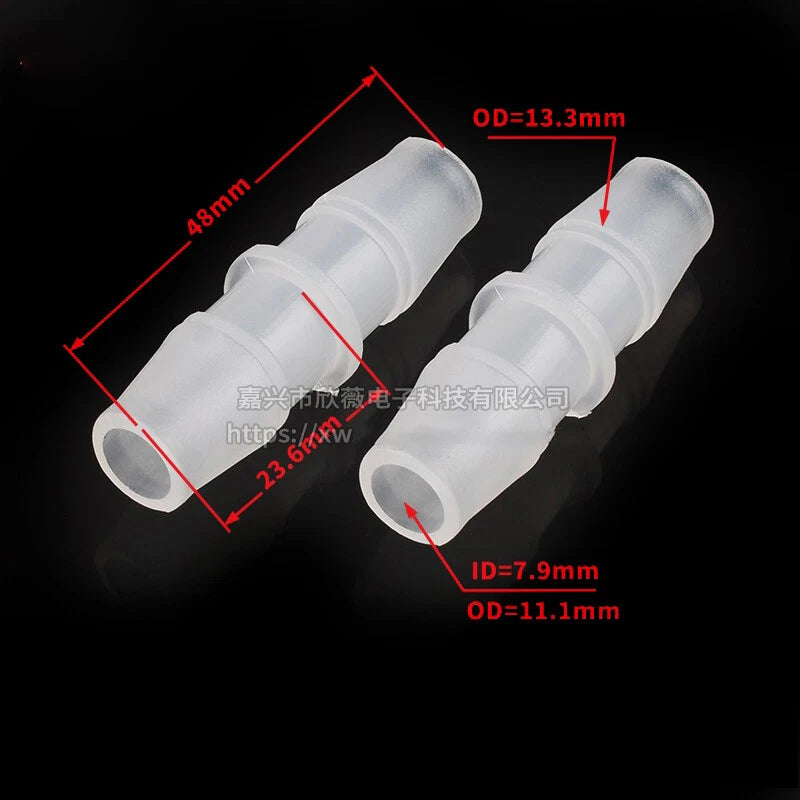 Plastic Hose Pipe Connector Reducing Fitting Plastic Barbed Fuel Water Vacuum