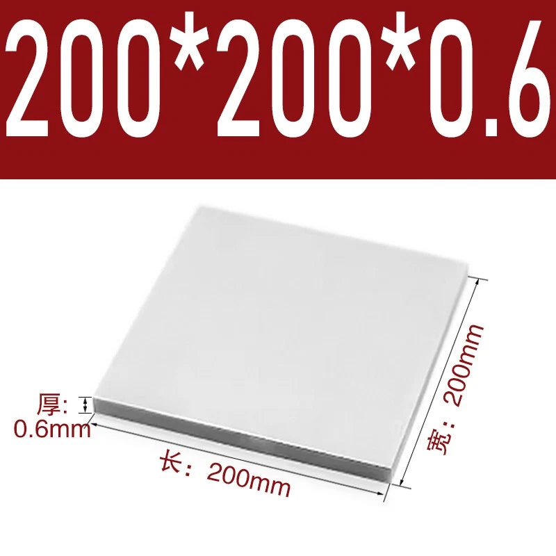 304 Stainless Steel Sheet Plate 0.3mm 0.5mm 0.8mm 1mm 2mm 3mm 4mm 5mm Thick