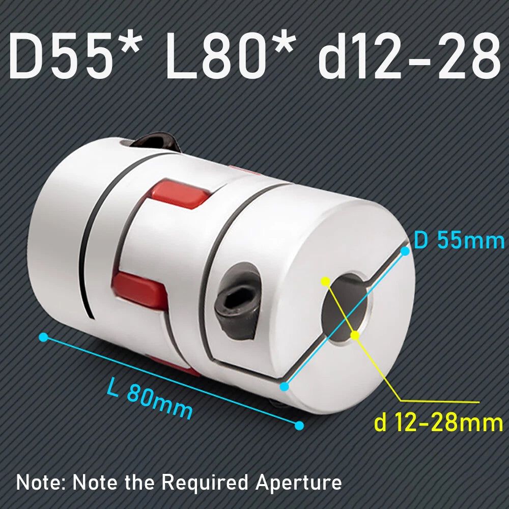 Flexible Plum Coupling Servo Motor Jaw Spider Shaft Coupler for CNC 3D Printer