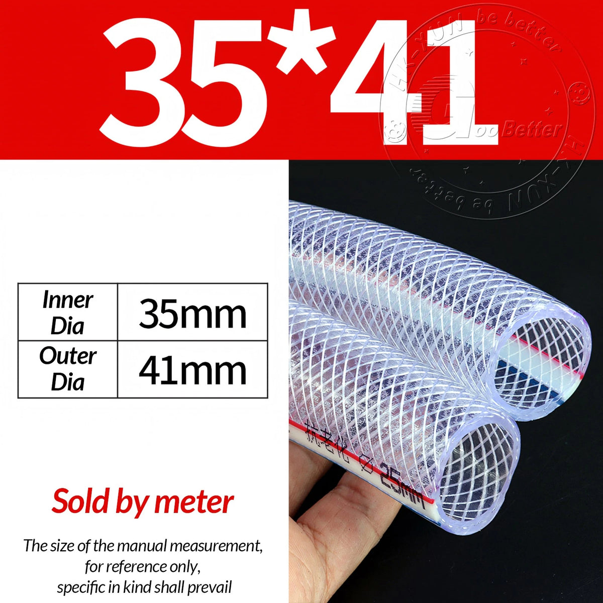 PVC Flexible Braided Tubing — Fish Pond, Hydroponics & Garden Water Hose