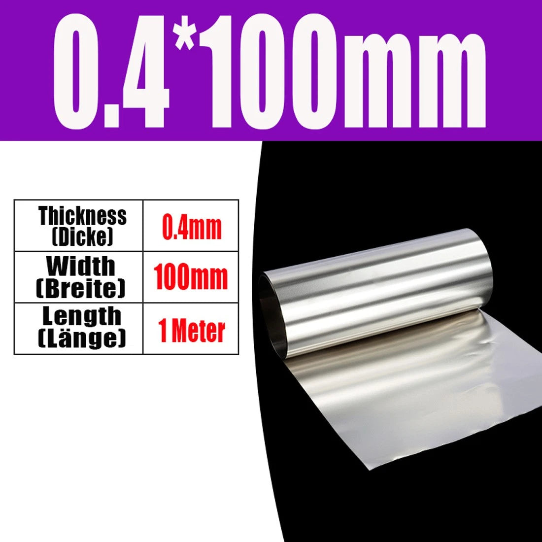 304 stainless Metal Sheet Foil Plate Strip Thickness 0.01mm-2mm Model Making DIY