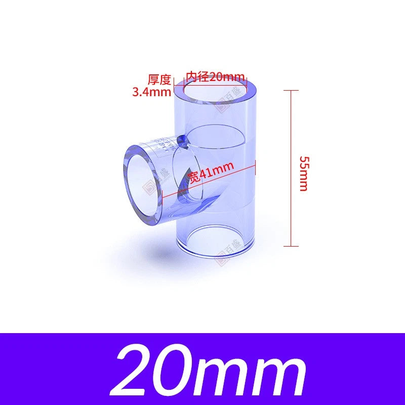 Clear PVC Fittings: Elbows,TEEs,Couplings,Caps,Unions,Ball Valves,Straight,Cross