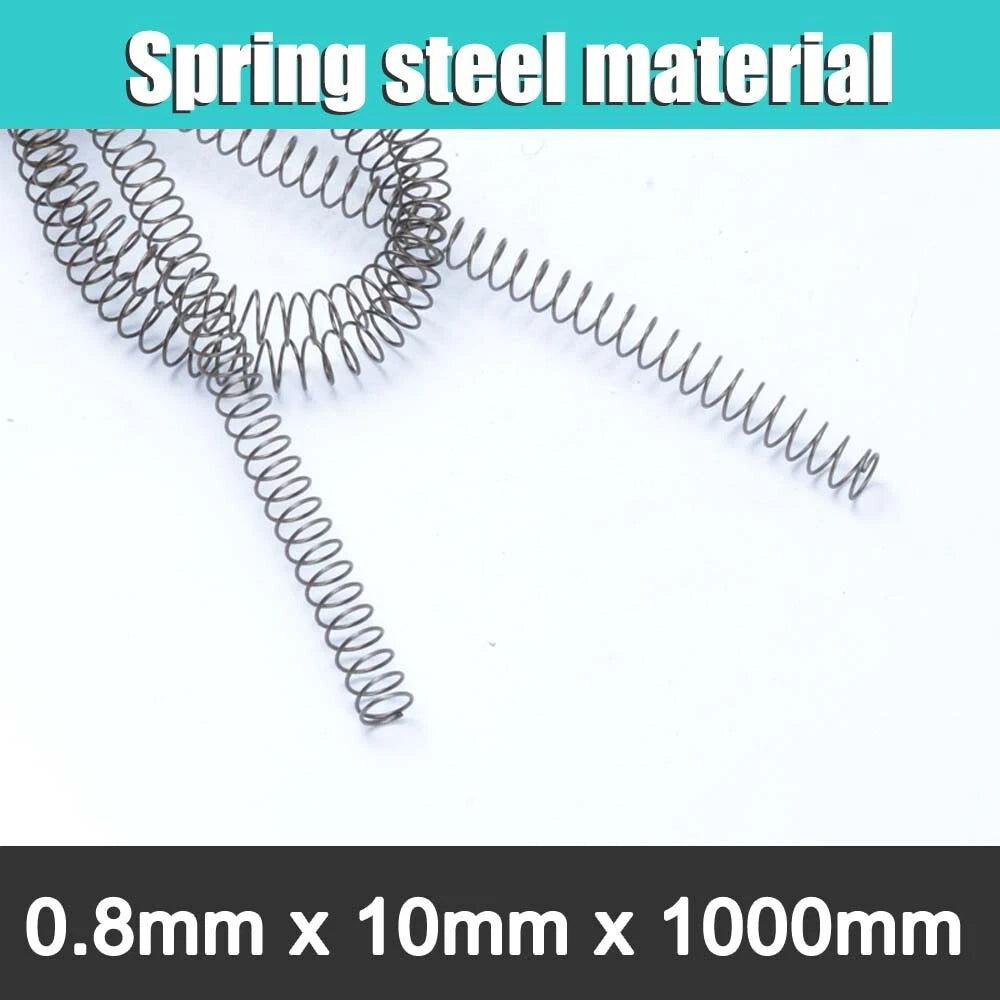 1000mm length Spring Stee Wire 0.3mm-6mm ,OD 6mm-60mm Compression Spring 1 Meter