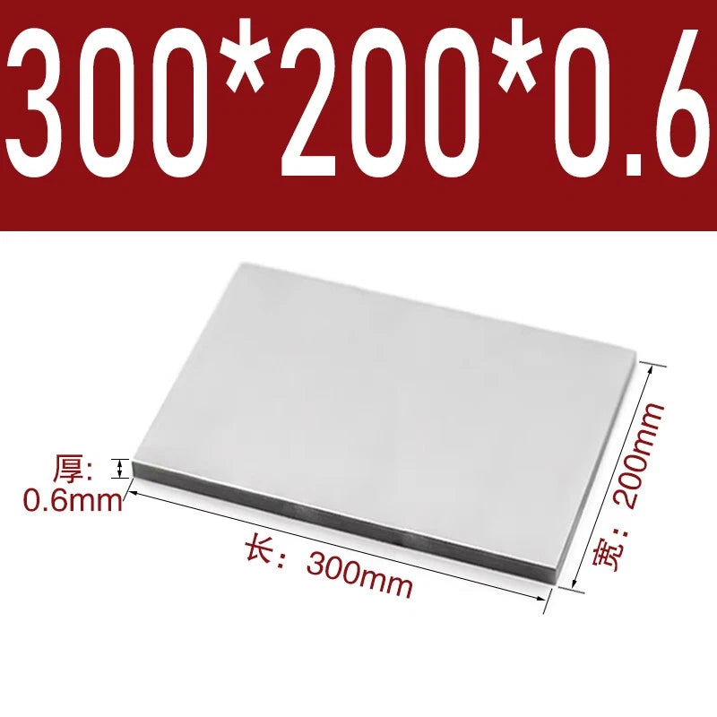 304 Stainless Steel Sheet Plate 0.3mm 0.5mm 0.8mm 1mm 2mm 3mm 4mm 5mm Thick