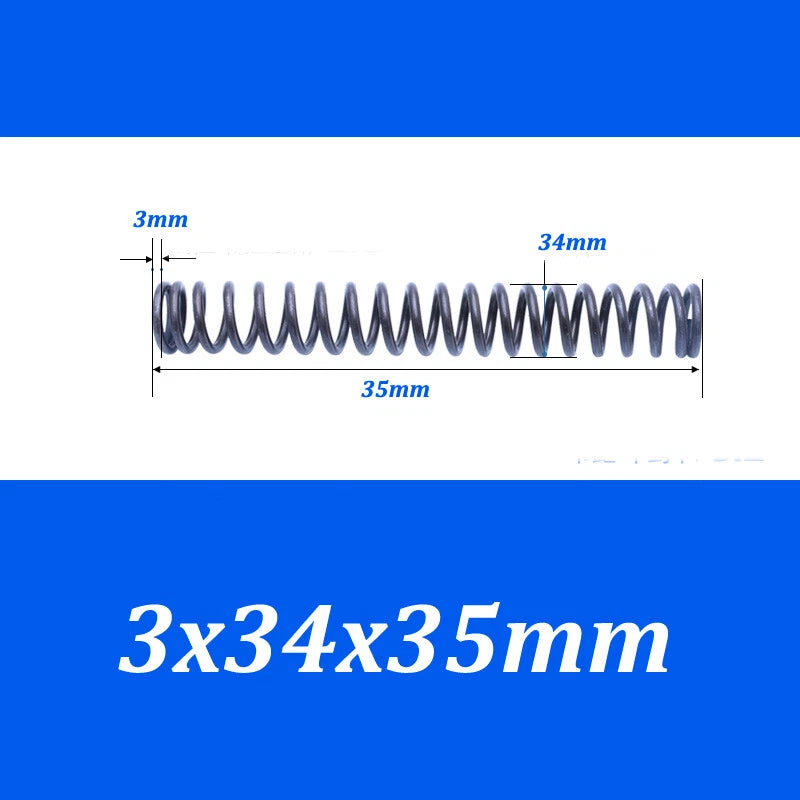 Compression Spring 30-40mm Diameter & 20-100mm Length Pressure Big 3mm Wire Dia