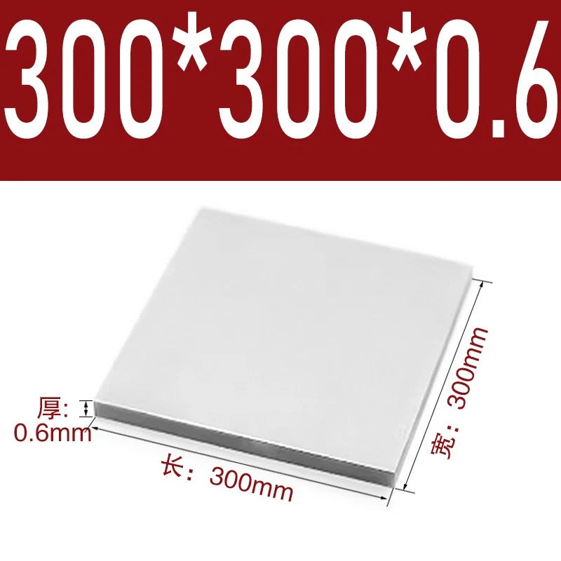 304 Stainless Steel Sheet Plate 0.3mm 0.5mm 0.8mm 1mm 2mm 3mm 4mm 5mm Thick