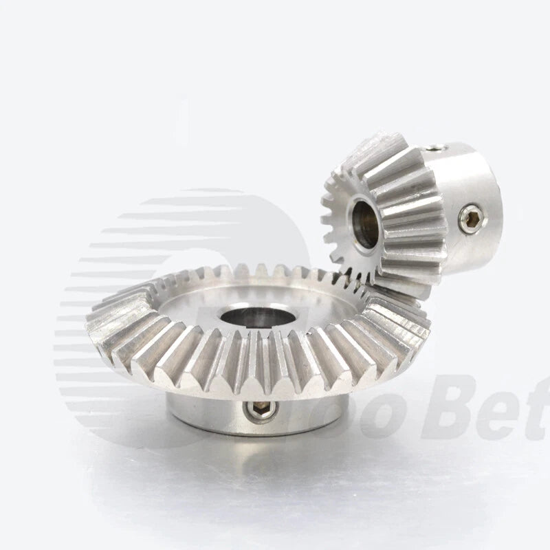 Bevel Gear Stainless Steel Module 1 1.5 Miter Gear 1:2 Pairing 18 20 36 40 Tooth