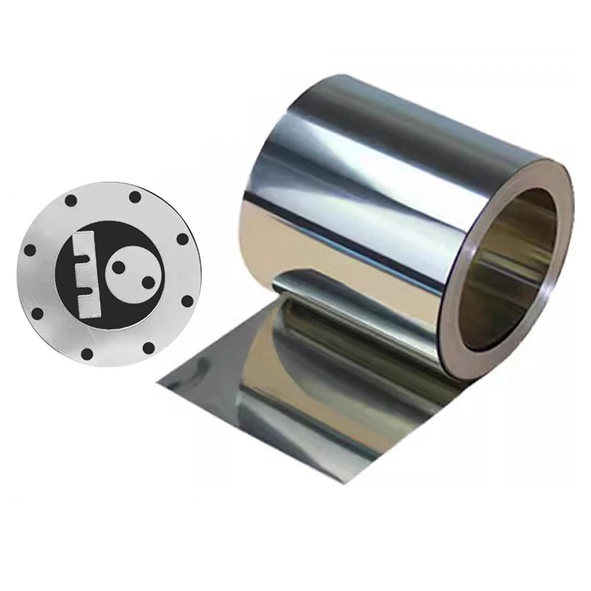 A2 304 Stainless Steel Flat Bar Metal Strip Sheet Foil Band Roll 0.03-1mm Thick