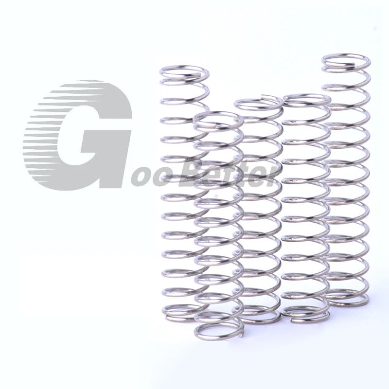 Compression Pressure Spring Wireφ 2mm Length 10~200mm Stainless Steel OD 12~18mm