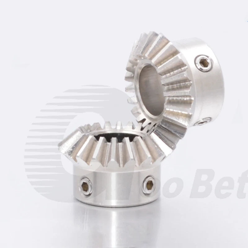 Module 2 Bevel Gear Stainless Steel 90° 1:1 Pairing 20/25/30 Tooth Miter Gear