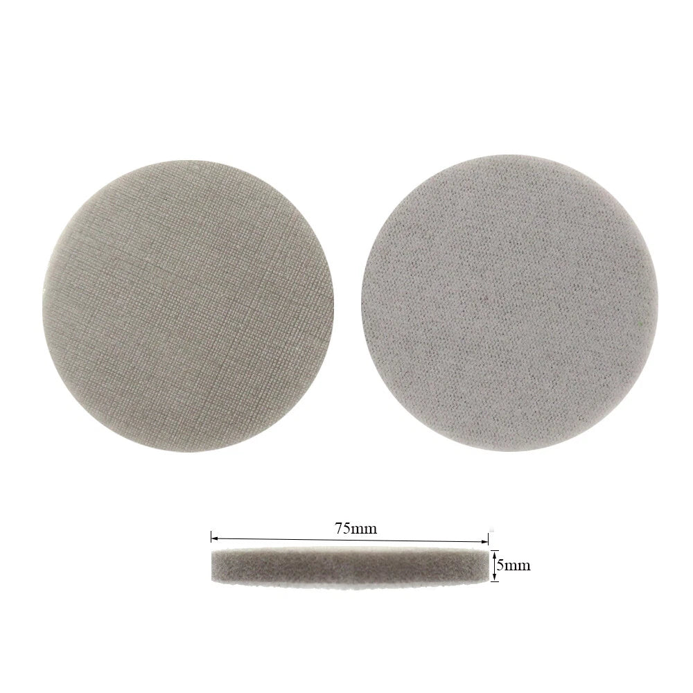 75mm Wet/Dry Foam Sanding Discs Hook&Loop Sandpaper Polishing Pads 400-3000 Grit