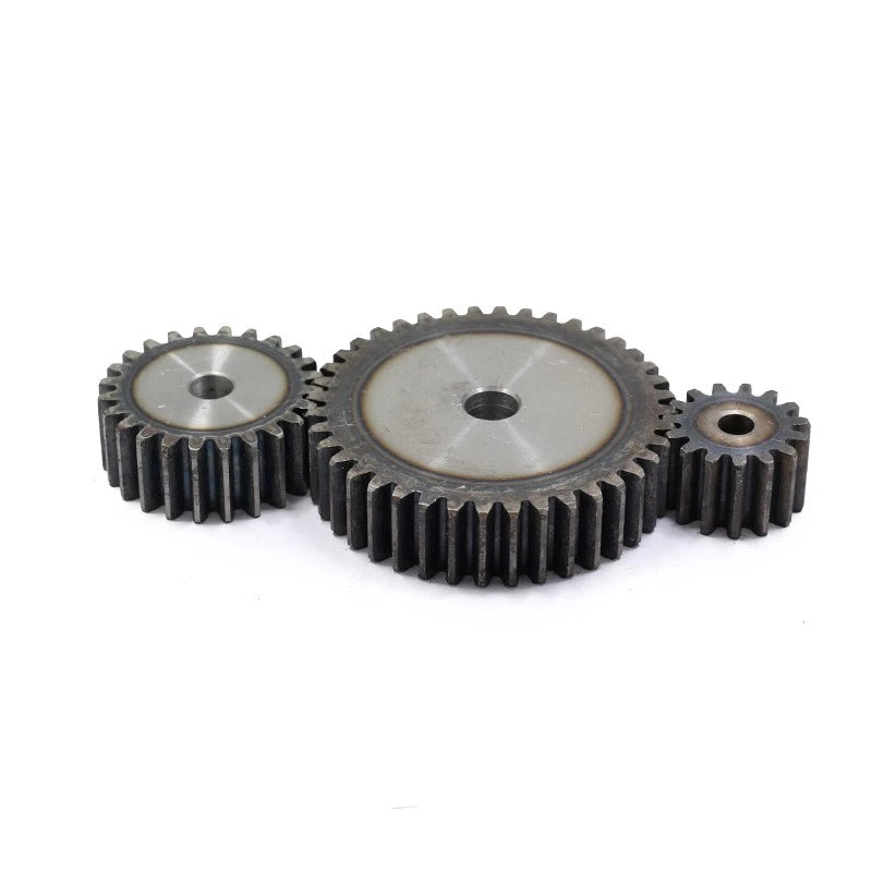 Spur Gear C45 Steel 12 Tooth - 160 Tooth Motor Pinion Flat 1M 1.5M 2M 2.5M 3M 4M