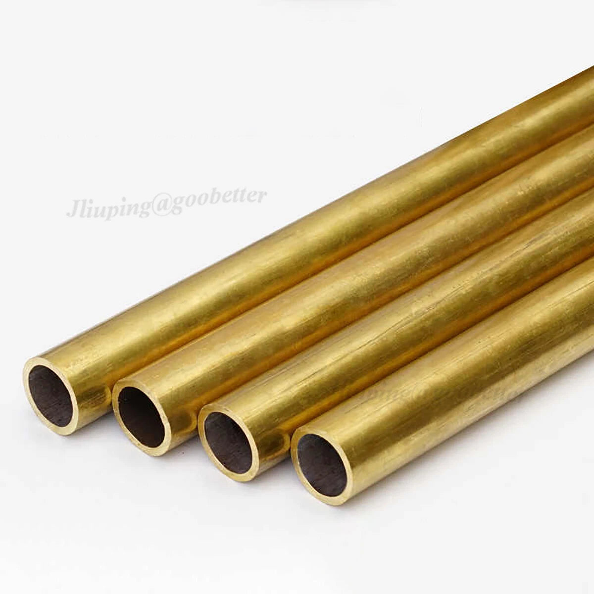 Brass Round Tube — OD 0.8–50mm, Wall 0.15–5mm, 500mm Length | Model & DIY