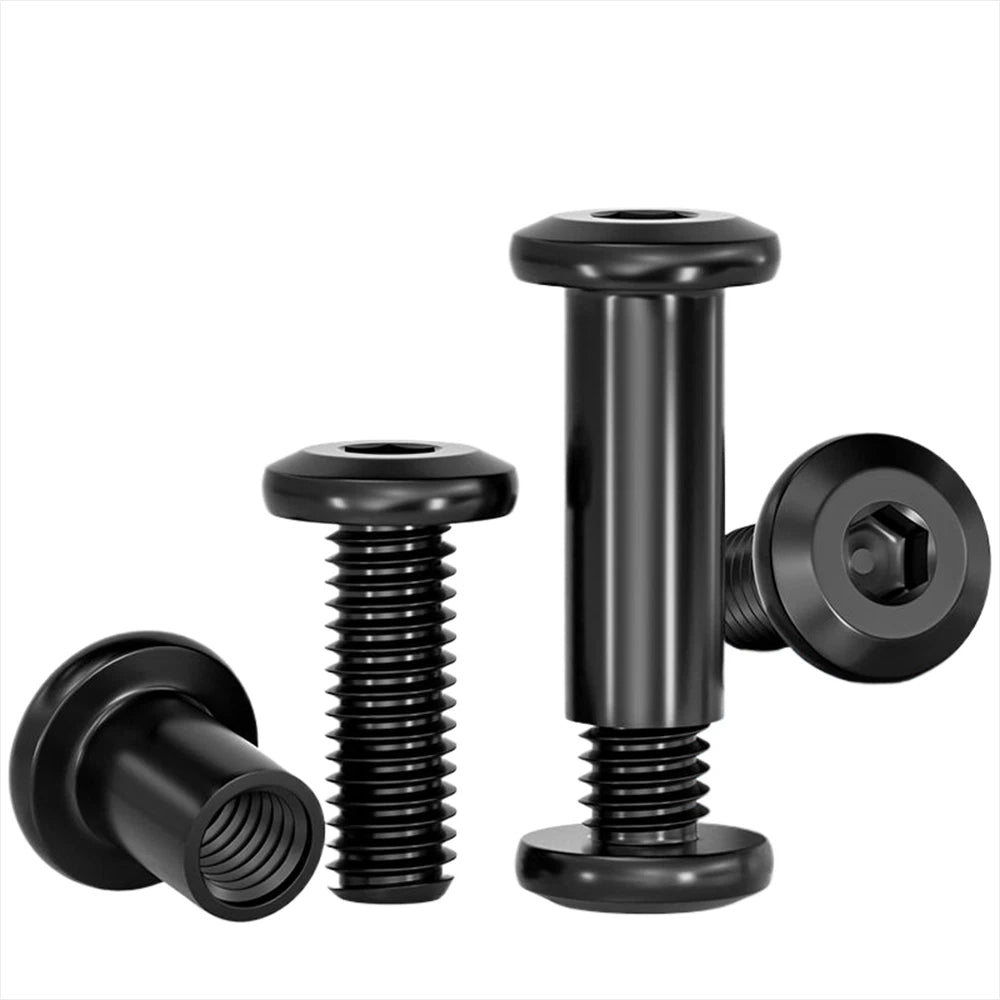 Metric Furniture Connector Bolts with End Cap Nuts — Stainless Steel M2 to M10