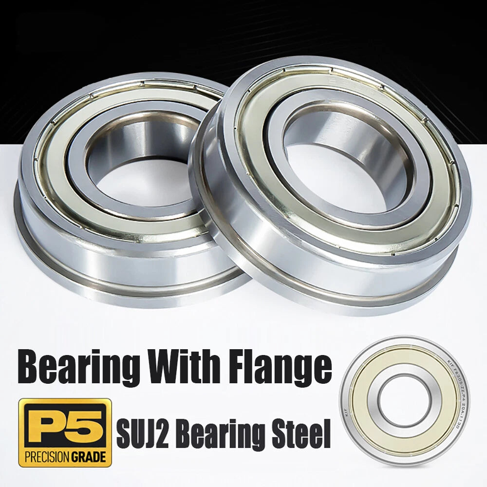Mini Metal Shielded Flanged Ball Bearings - Model Complete Inner Diameter 2-50mm