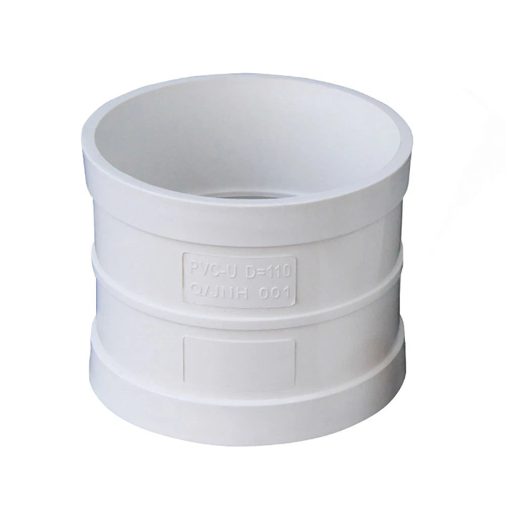 PVC Straight Coupling — Solvent Weld Drain Pipe Connector 50mm–250mm