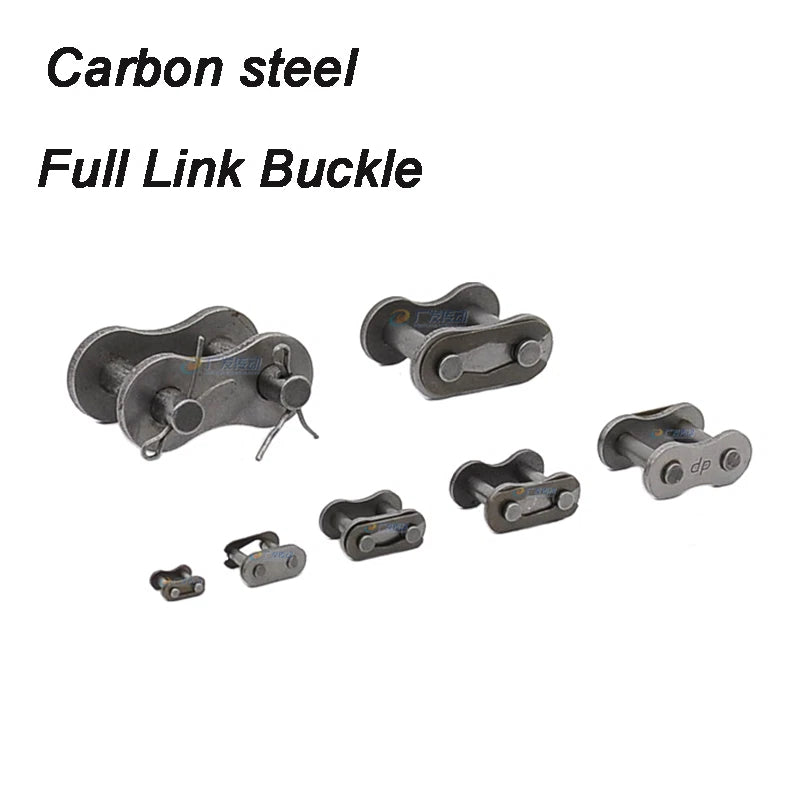 #25 #35 #40 #50 #60 #80 Simplex Roller Chain Full & Half Connecting Link 1/4"-1"
