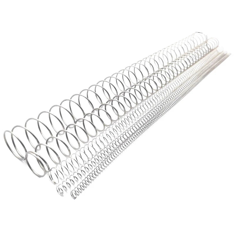1mm Coarse 304 Stainless Steel Long Compression Spring Length 305mm Fasteners