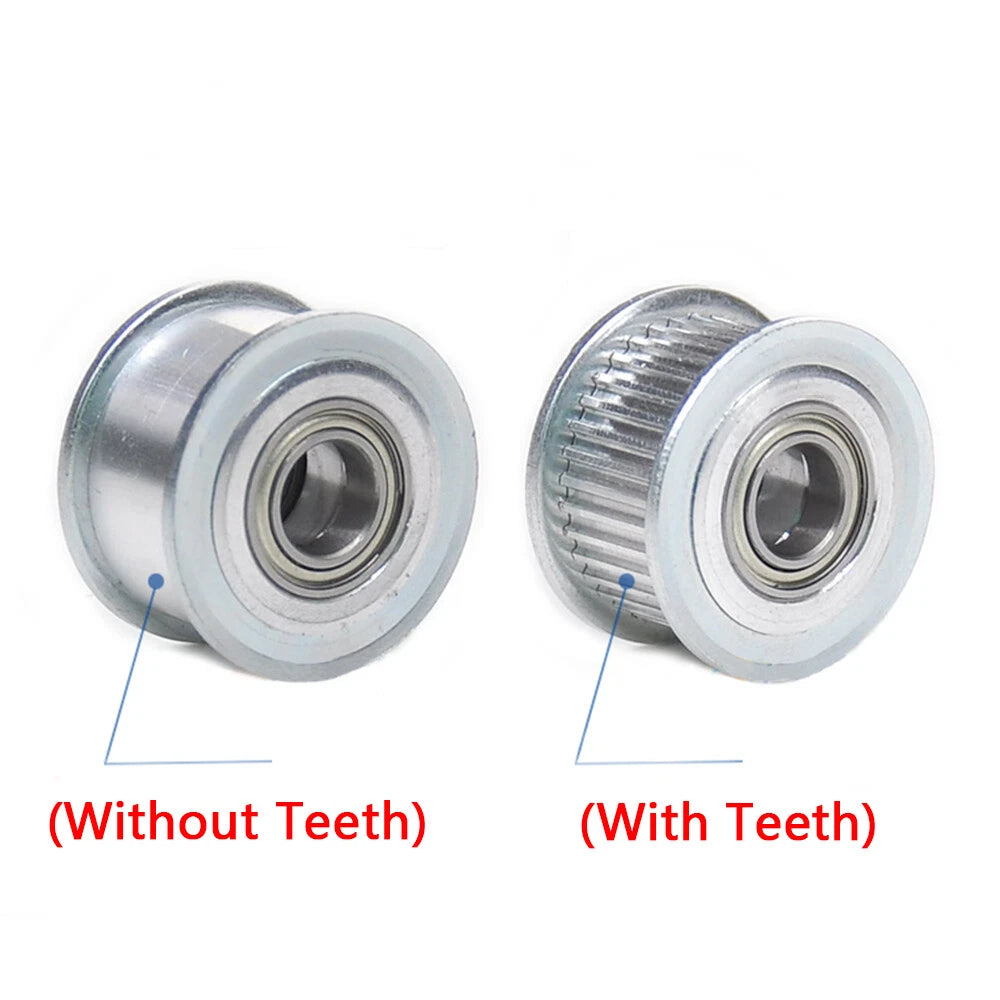 HTD 8M Timing Belt Pulley Idler Pulley 15-30T, Bore 5-25mm, for CNC, 3D Printer