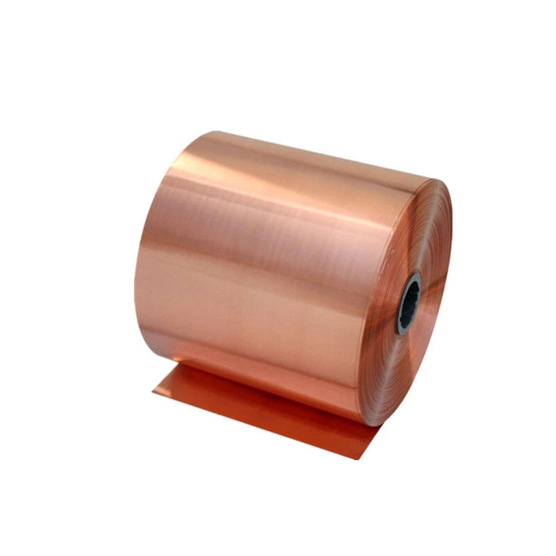 99.9% Pure Copper Cu Metal Sheet Roll Foil Plate 0.01-1mm Thick 50-400mm Width