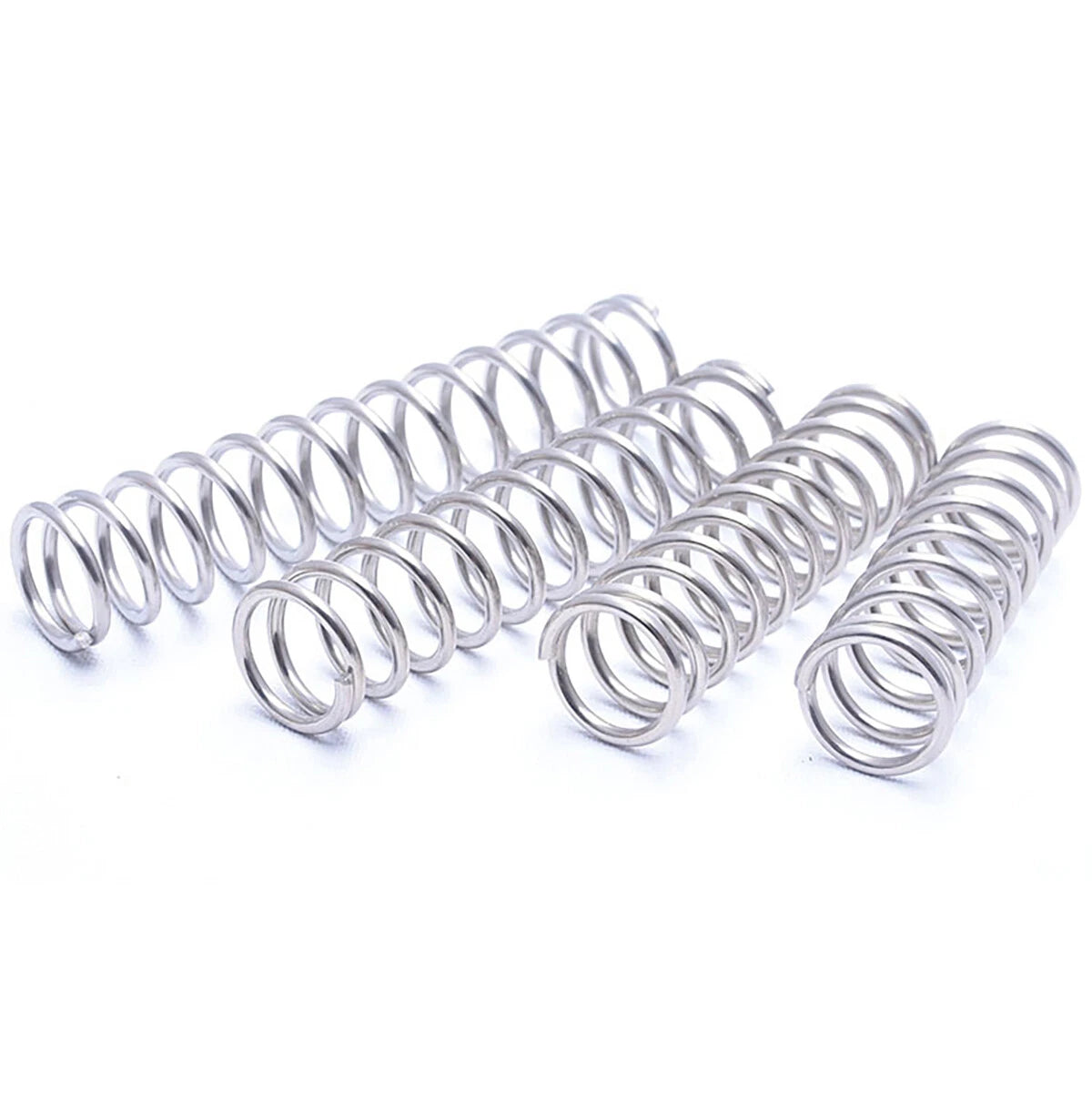 Stainless Steel Compression Springs 0.4mm Wire 5mm-50mm Long | Small DIY Springs