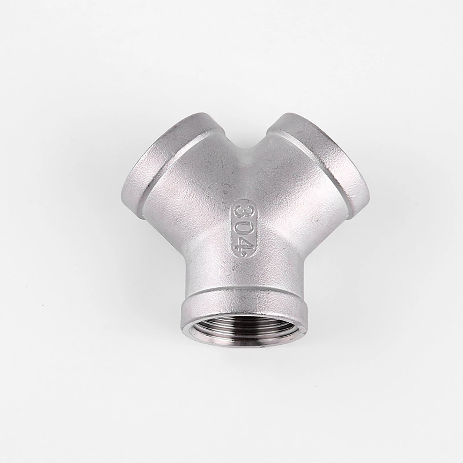304 Stainless Steel Y-Piece Tee Pipe Fitting | BSP Thread | 1/4" to 2"