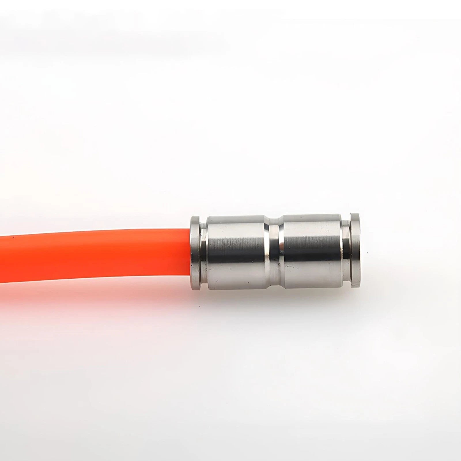 Stainless Steel Pneumatic Straight Push-to-Connect Hose Fitting | Inline Air Tube Connector