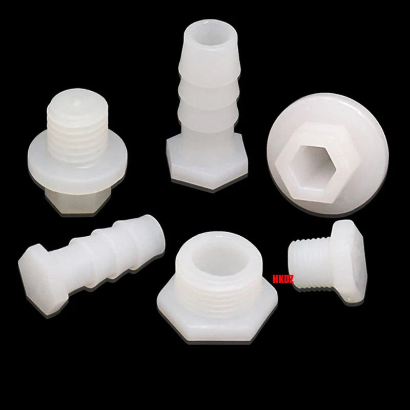 2.4~12mm Hosetail Connector Fitting Barb Male BSP Plastic Pool Hose Pipe Adaptor
