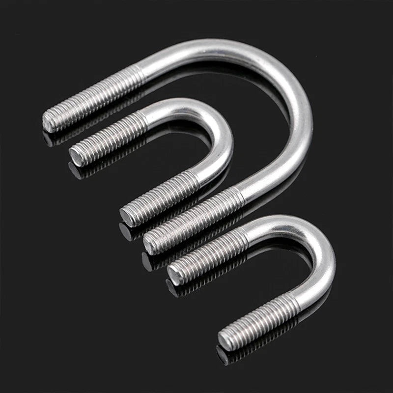 M10 Round Bend U - Bolts — A2 Stainless Steel, 12 Lengths Available - HomeDIYer