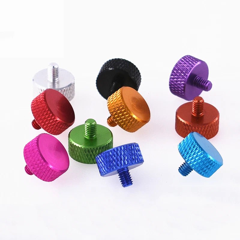 M2–M5 Aluminum Alloy Knurled Thumb Screws | Hand - Tightenable Knob Bolts | 4–15mm - HomeDIYer