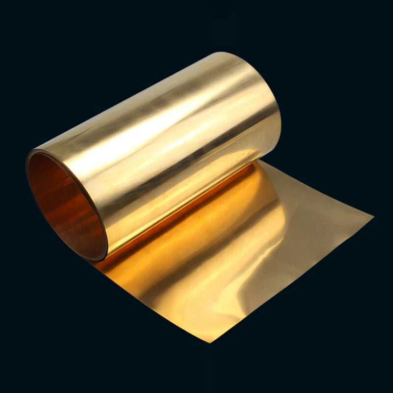 Beryllium Copper Alloy Sheet Plate BeCu Metal Panel 0.2/0.3/0.4/0.5/0.6/0.8/1mm
