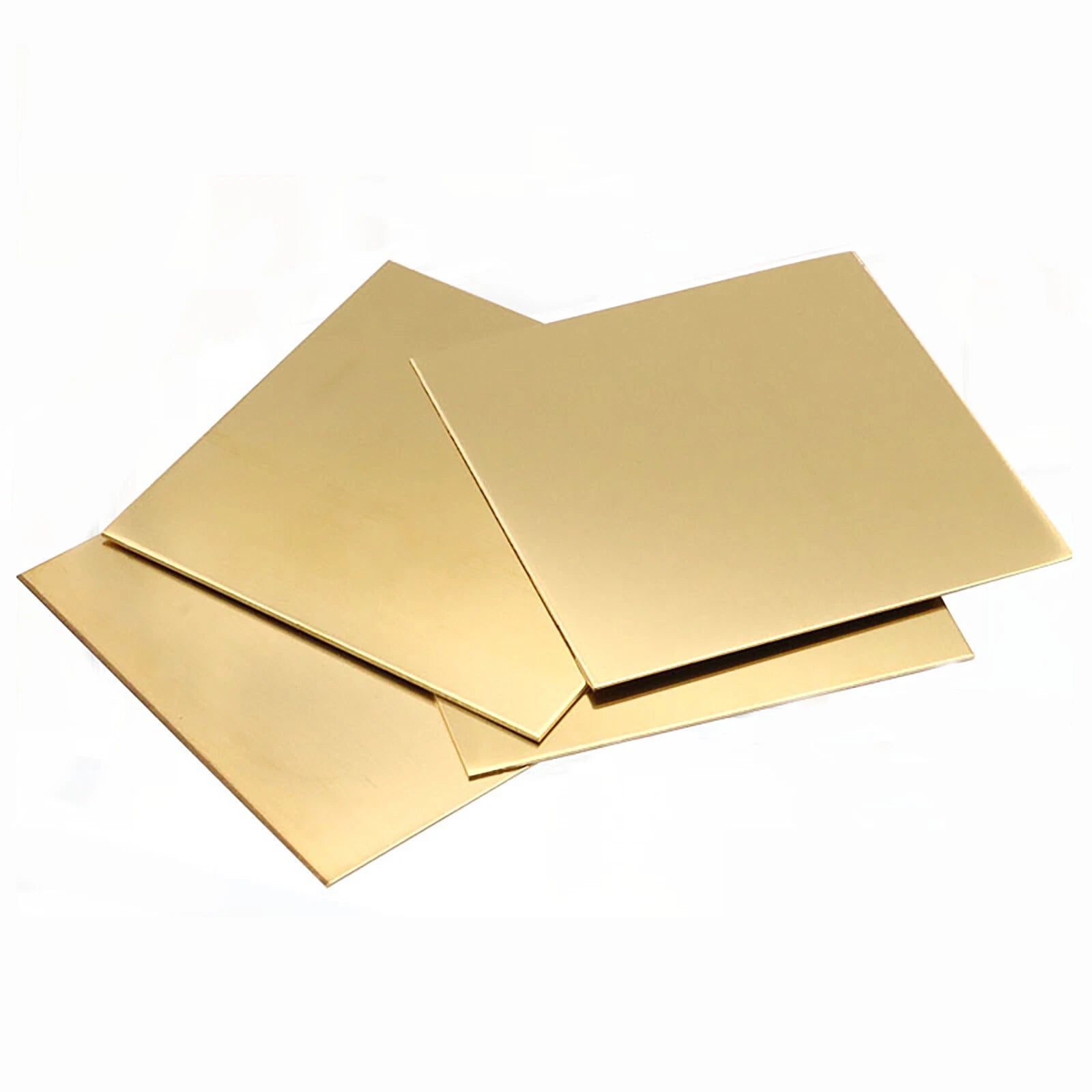 Natural Brass Sheet Metal guillotine cut - 0.3mm - 3.0mm - Multiple Sizes