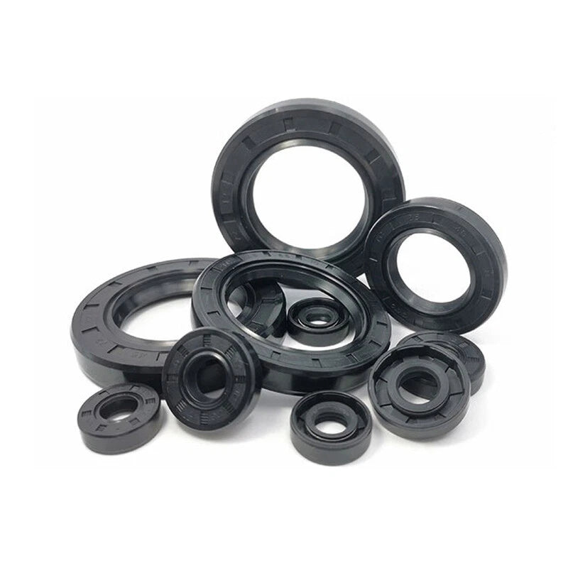 TC Oil Seal Ring NBR Rubber Double Lip Rotary Shaft Seal — ID 38–170mm