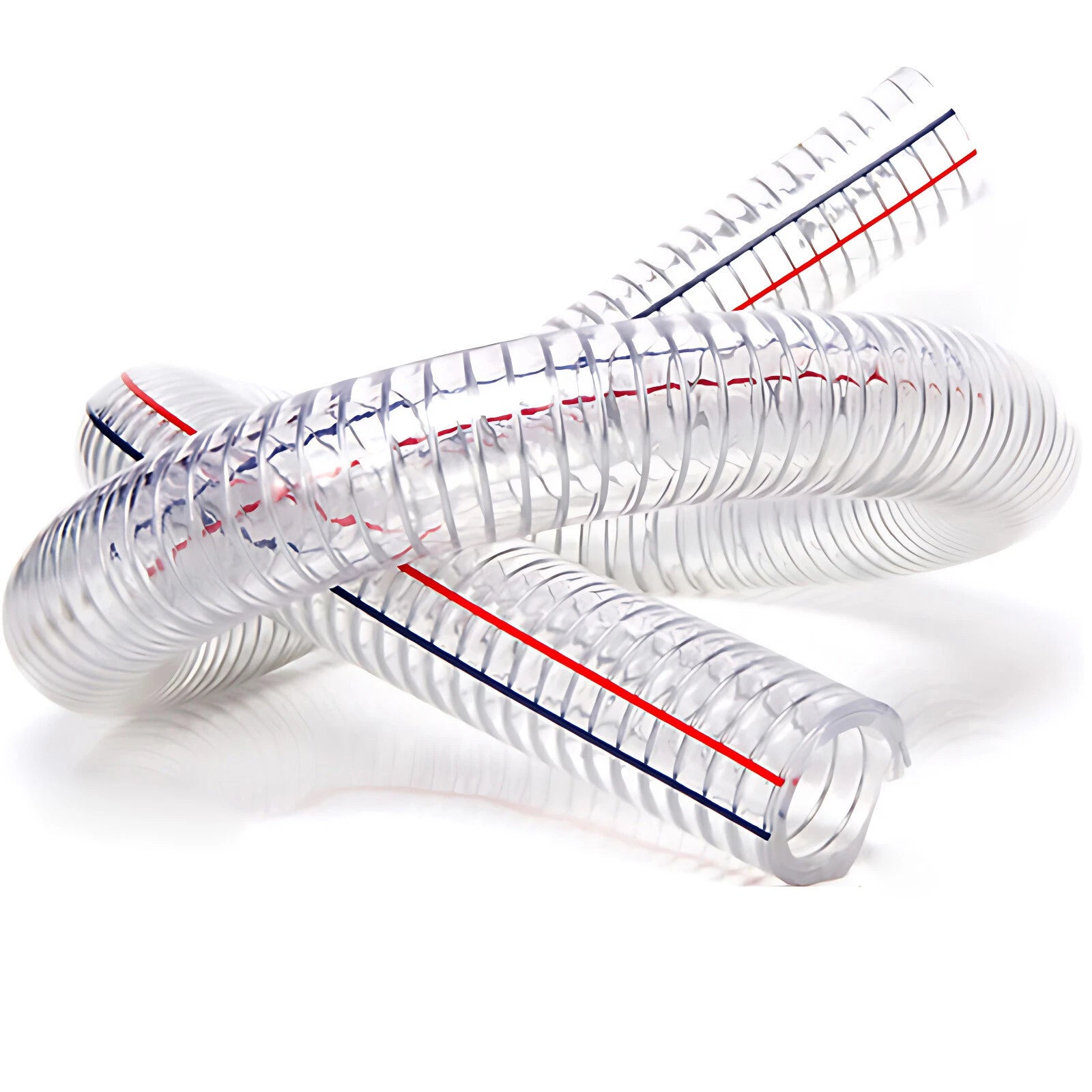 Clear Flexible Braided PVC Hose | ID 10–60mm | Oil & Water Tube Pipe