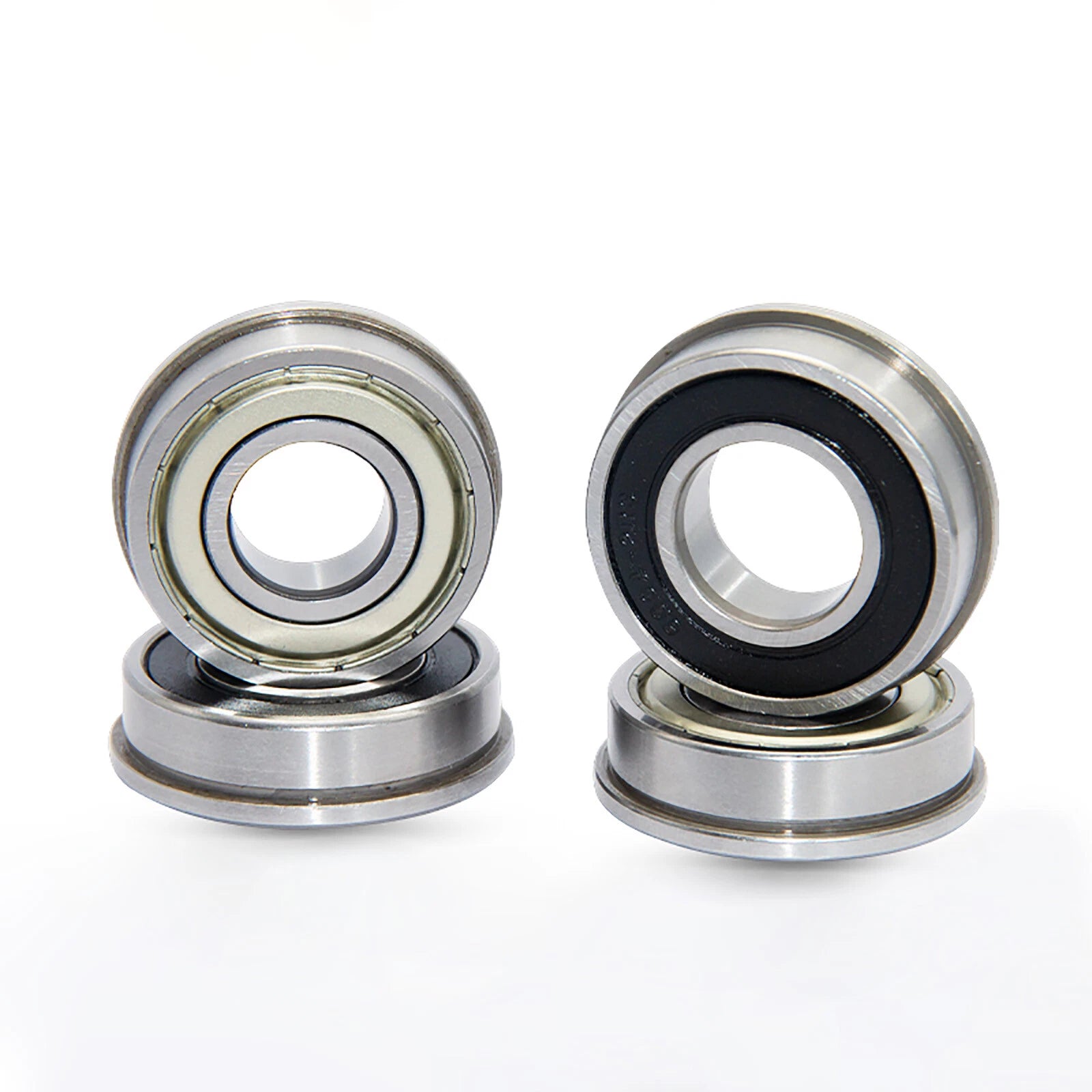F6000 To F6006 RS/ZZ Rubber Or Metal Seals Flange Deep Groove Ball Bearings