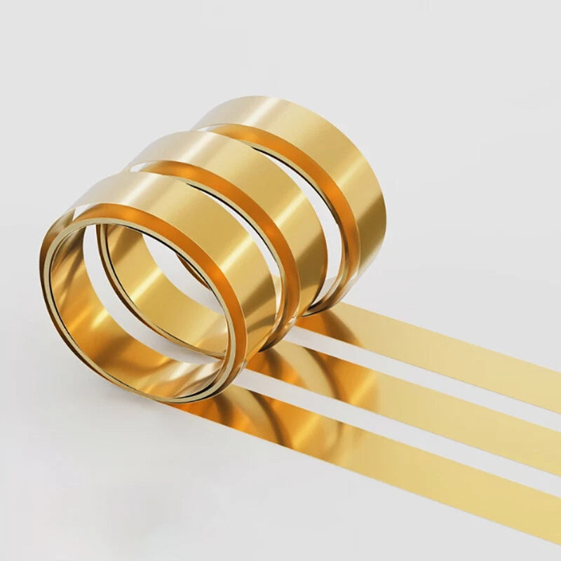 Brass Sheet Roll Metal Foil Plate Strip Craft Model DIY Thick 0.01/0.02/0.03-1mm