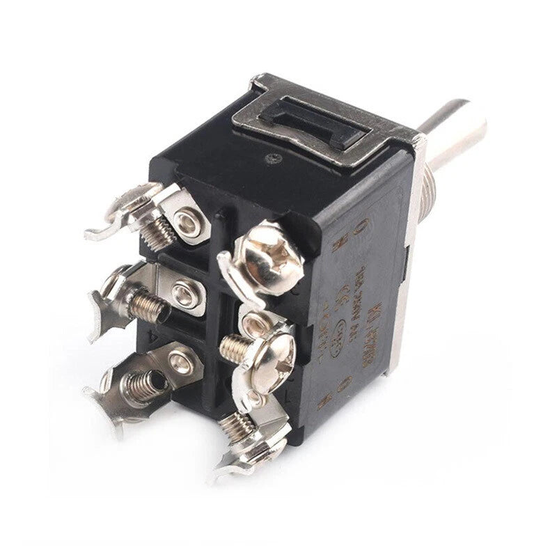 Heavy Duty Toggle Switch 250V ON/OFF — E-TEN Series (2/3/4/6 Pin, Momentary, Waterproof Cover)