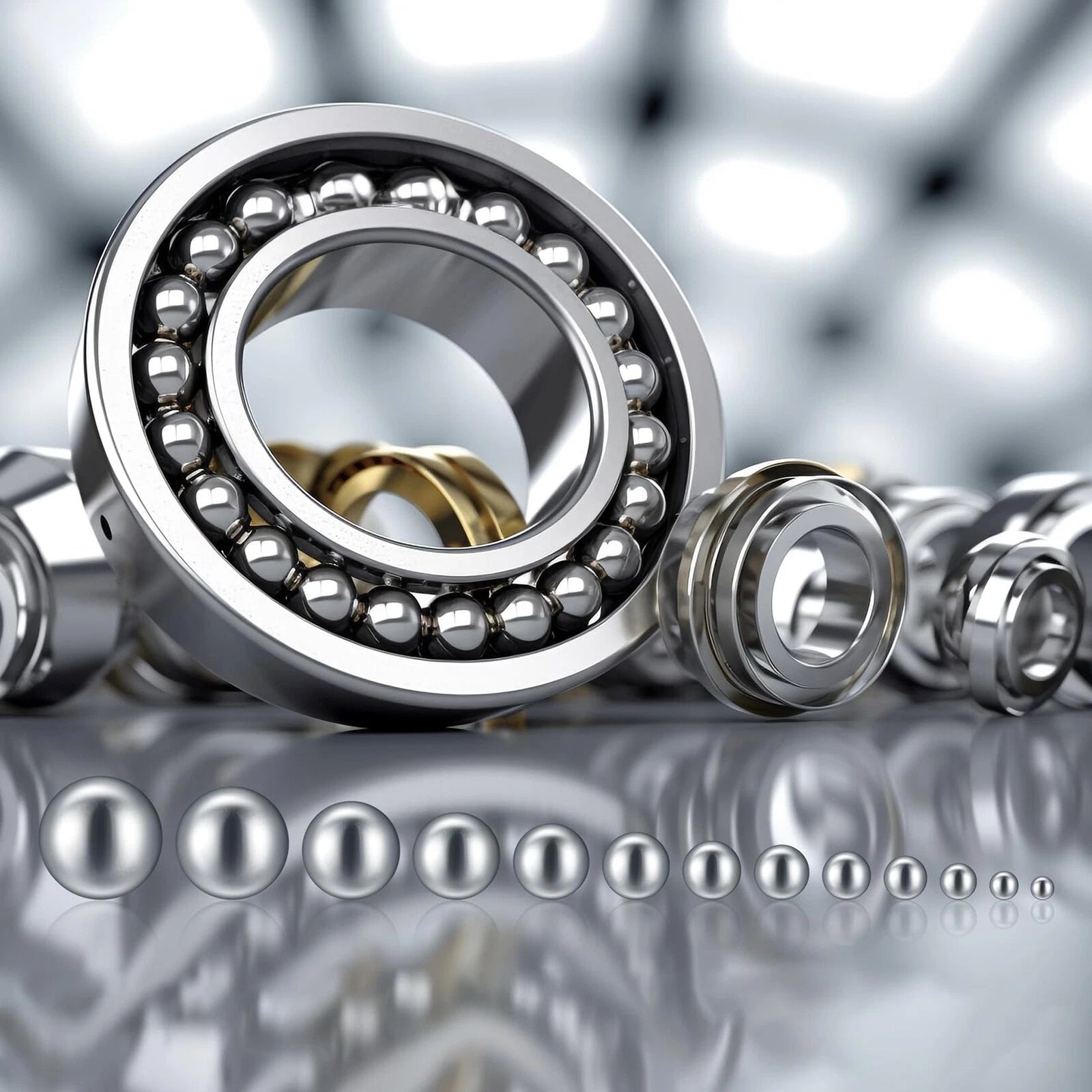 Loose Stainless Steel Ball Bearings High Precision Solid Smooth Ball 0.8 - 100mm