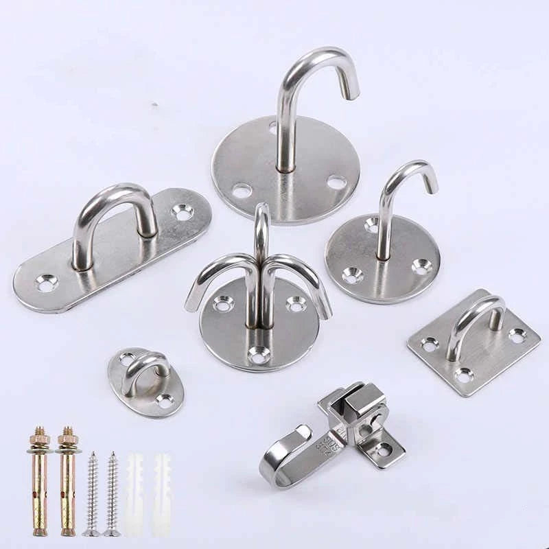 Heavy Duty Ceiling Hooks Stainless Steel Wall Mount Top Hook Hanging Hardware