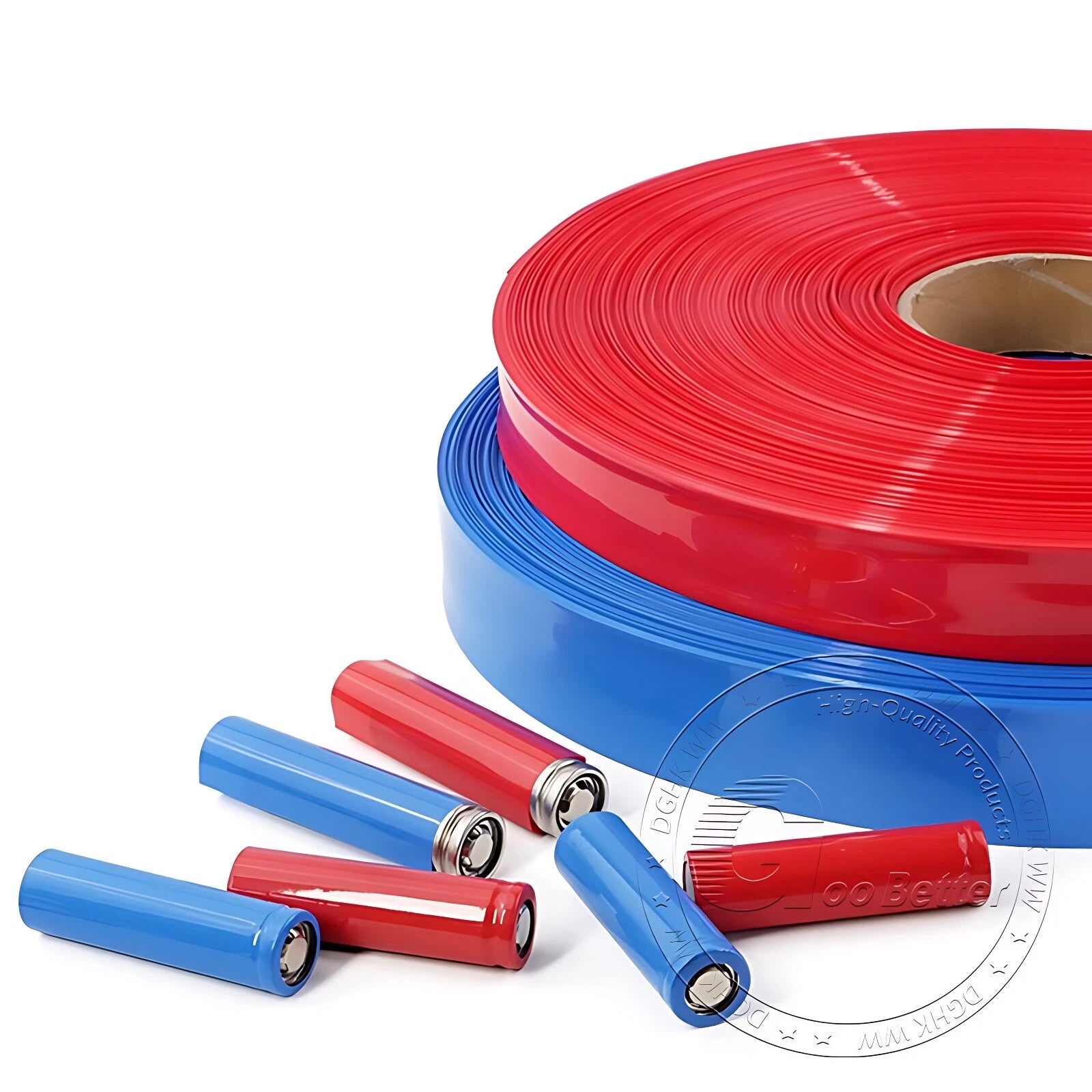 PVC Heat Shrink Tubing for Battery Packs — 7mm to 242mm, 10 Colors
