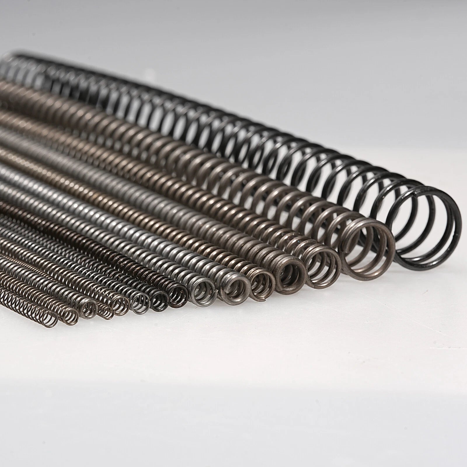 Length 300mm Compression Spring Steel 0.3mm - 3mm Wire Dia Pressure Coil Springs
