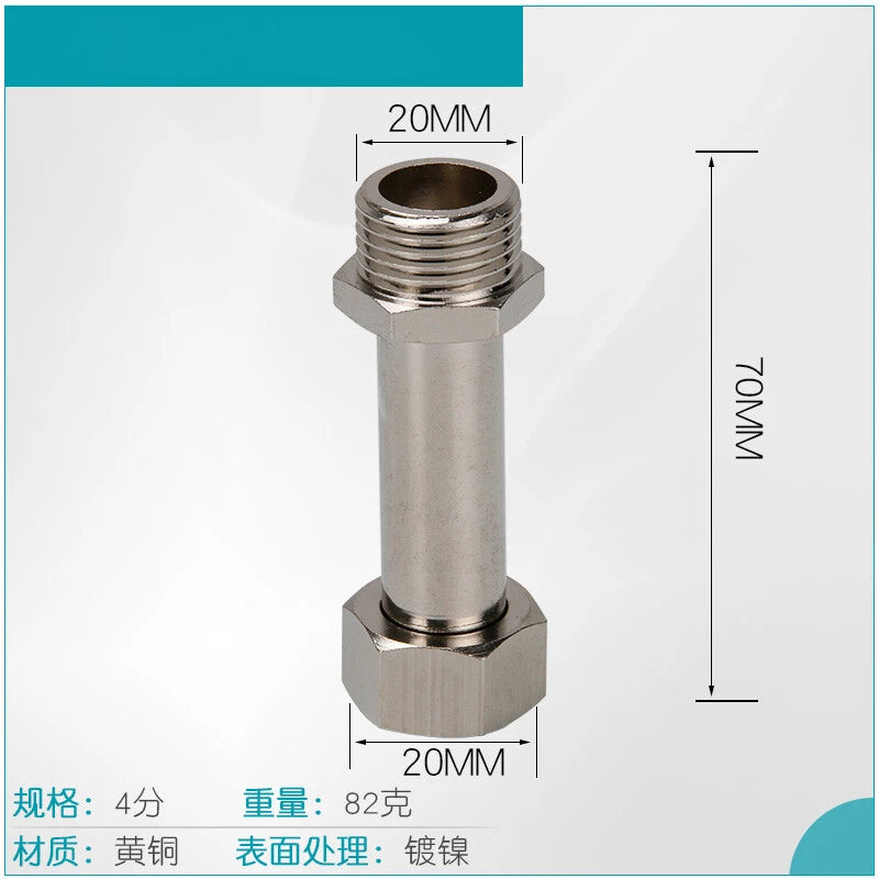 1/2" Brass BSP T-Piece Tee Connector — 3-Way Pipe Fitting Adapter