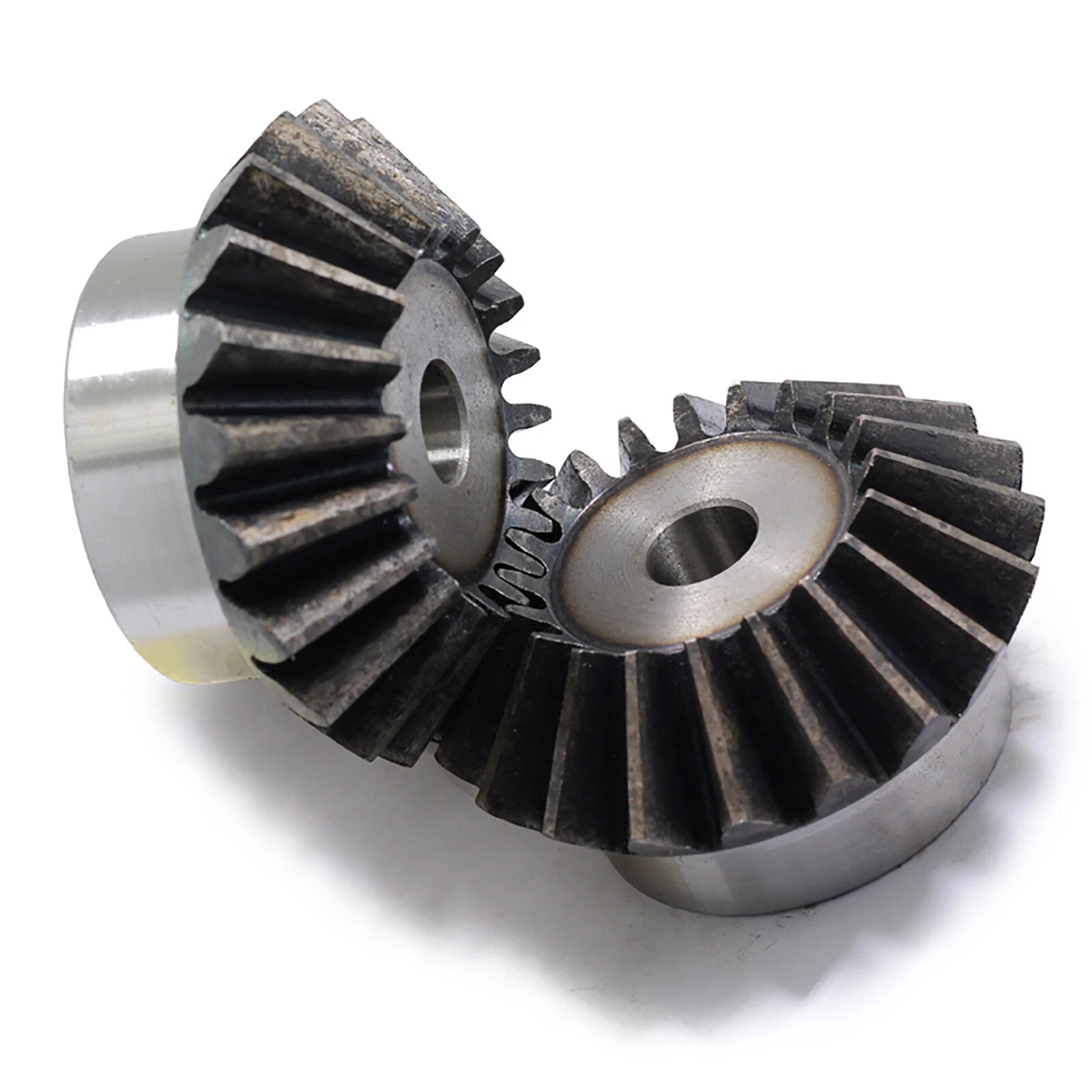 Bevel Gears 2 Mod 16-30 Teeth Transmission 90 Degree Bevels 2:1 Ratio 45# Steel