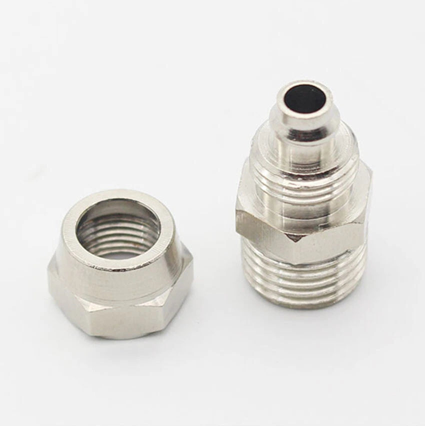 Pneumatic Straight Push-to-Connect Fittings — Male Thread, OD 4mm to 16mm Hose