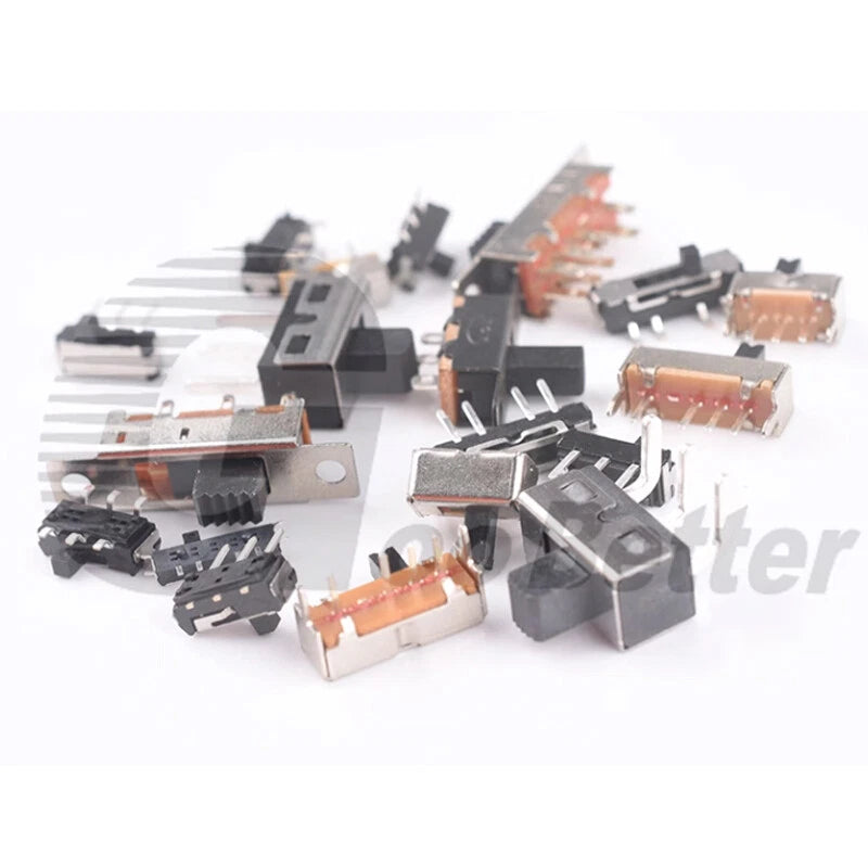 Miniature Slide Switch SPDT 2-Position PCB Mount — SS/SK Series, DC 24V
