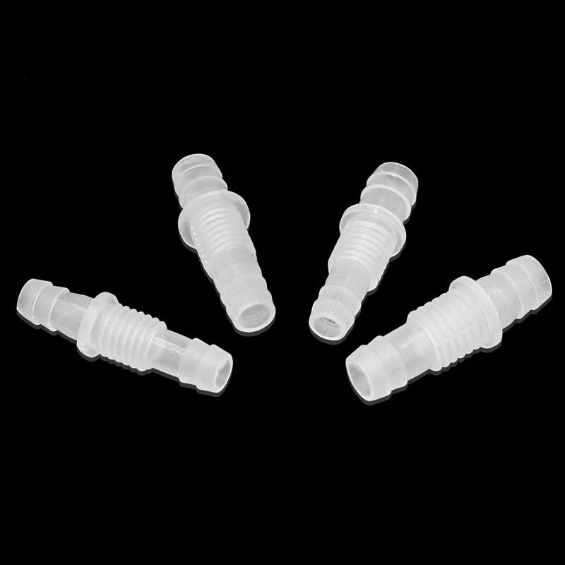 Plastic Bulkhead Fitting & Straight Hose Barb Connector — M6 to M16, Reducing & Equal