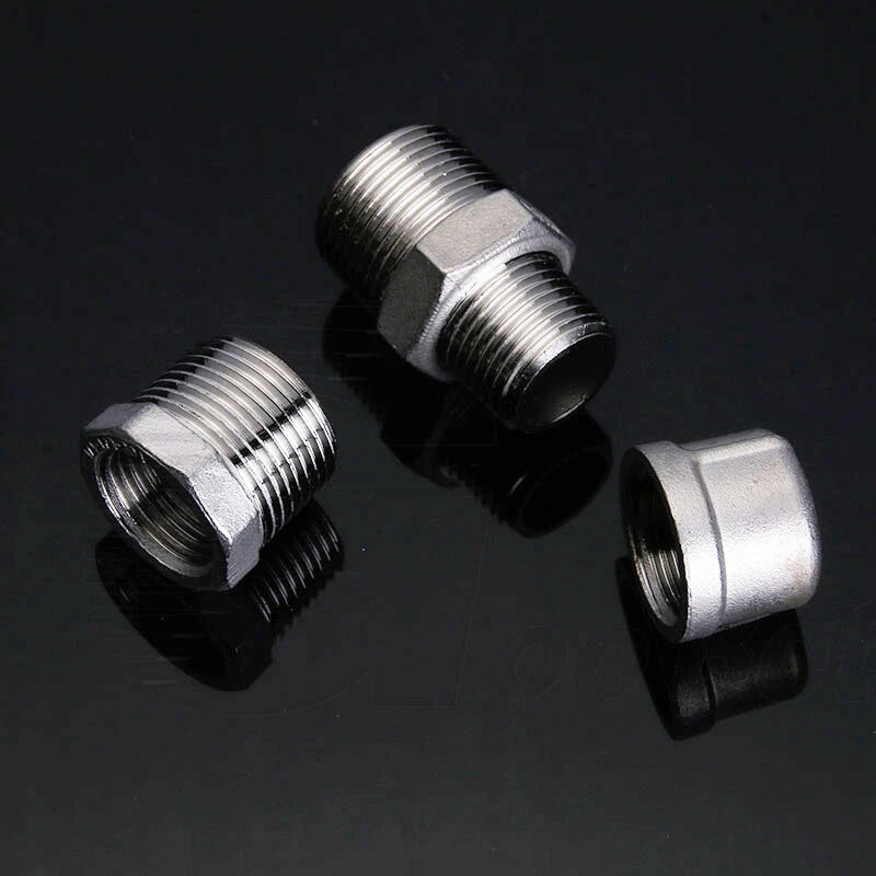 BSP Threaded Stainless Steel Pipe Fittings 304 — Elbow, Tee, Nipple, Socket & More